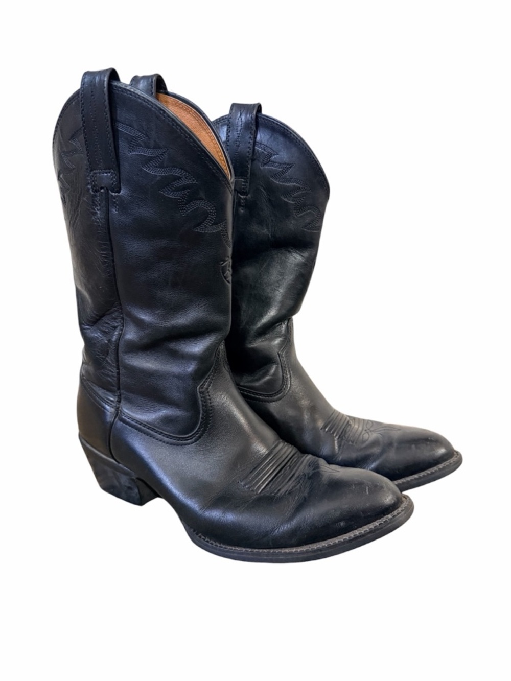 Ariat 34601 Heritage Sedona Western Black Leather Cowboy Boots Men’s 10.5D